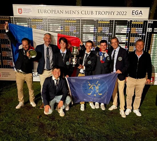 Cannes Mougins, Vainqueur de la Coupe d’Europe des Clubs Messieurs 2022