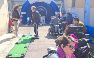 Le golf s’invite à l’APEI du Château de Kerchêne (84)