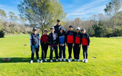 Entraînement U12 au Golf de Terre Blanche 2024